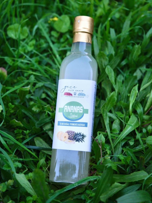 Doğal Ananas Sirkesi 500ml – Metabolizma Hızlandırıcı & Yağ Yakımına Destek