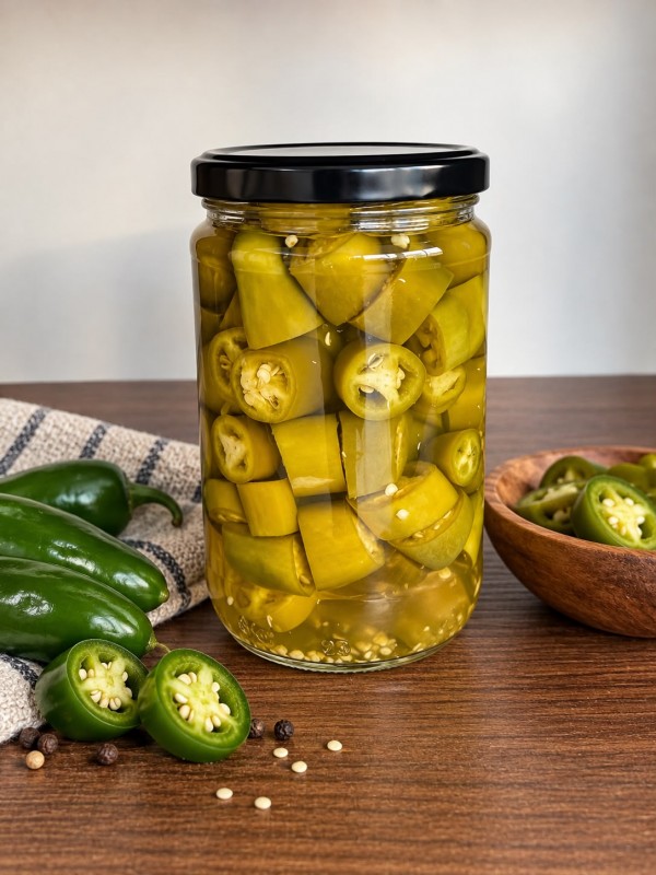 Jalapeno Meksika Biberi Turşusu (Acı) 660cc 